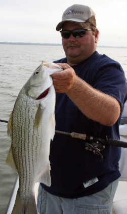 Texas fishing on Cooper Lake is great