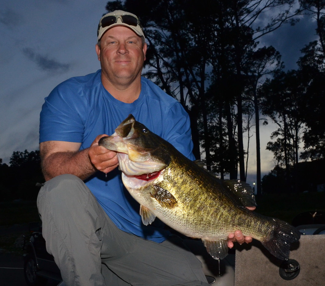 Allen Lane Kruse, of Nacogdoches, caught the fish of a lifetime April 13 from Lake Naconiche