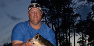 Allen Lane Kruse, of Nacogdoches, caught the fish of a lifetime April 13 from Lake Naconiche