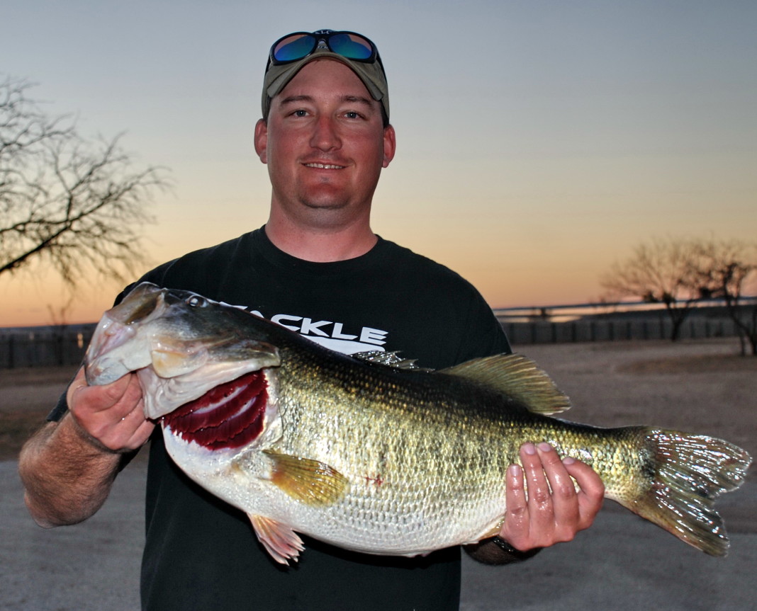 Wesley Pullig of Eden caught this 13.09-pound bass from O.H. Ivie Reservoir in West Texas.