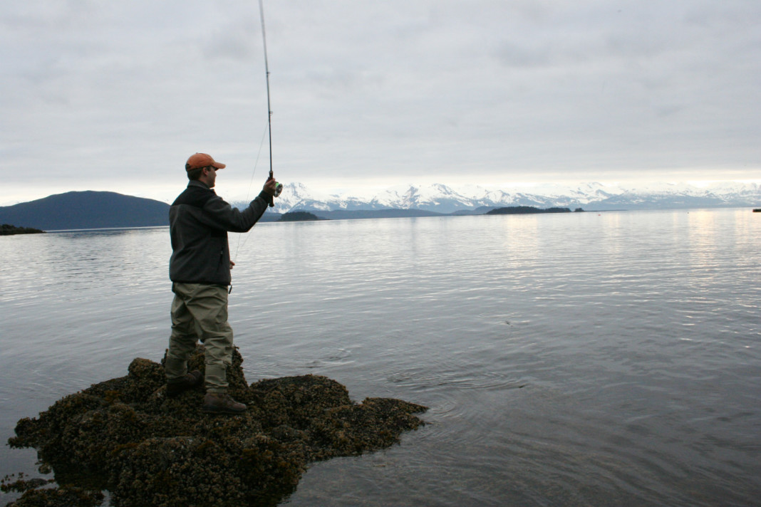 Fly fishing in Alaska a dream come true -- complete with big fish.
