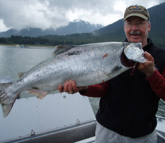 Alaska king salmon fishing off the charts for excitement in good years.