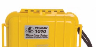 Pelican micro series waterproof cases come in various sizes, the smallest of which will hold a wallet, cell phone and car keys with room to spare. They’re great insurance for protecting things that don’t take well to water.