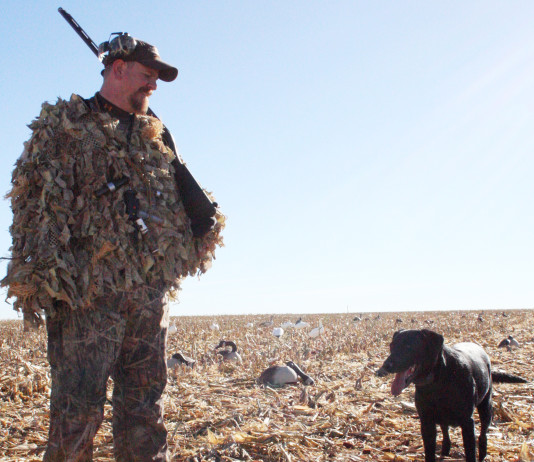 Goose hunting in the Panhandle most often is done in new growth winter wheat or harvested crop fields.