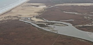 Cedar Bayou is located near Rockport, Texas